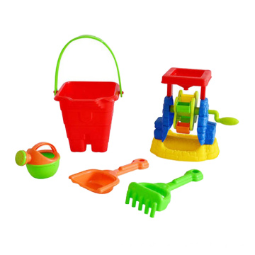 5PCS Kids Outdoor Toy Sand Beach Bucket (10256906)